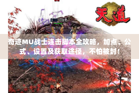 奇迹MU战士连击脚本全攻略，加点、公式、设置及获取途径，不怕被封！