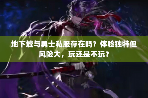 地下城与勇士私服存在吗？体验独特但风险大，玩还是不玩？