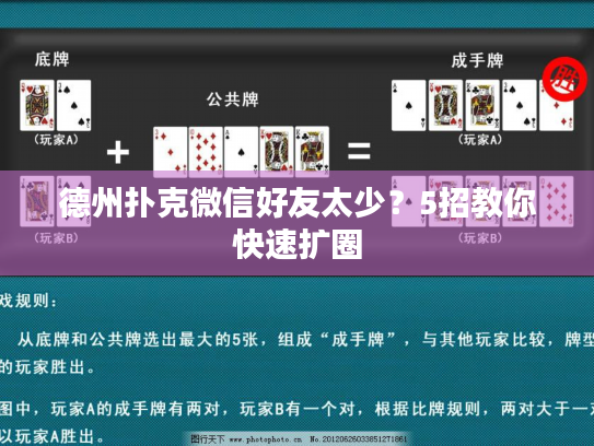 德州扑克微信好友太少？5招教你快速扩圈