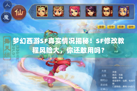 梦幻西游SF真实情况揭秘！SF修改教程风险大，你还敢用吗？