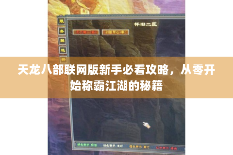天龙八部联网版新手必看攻略，从零开始称霸江湖的秘籍
