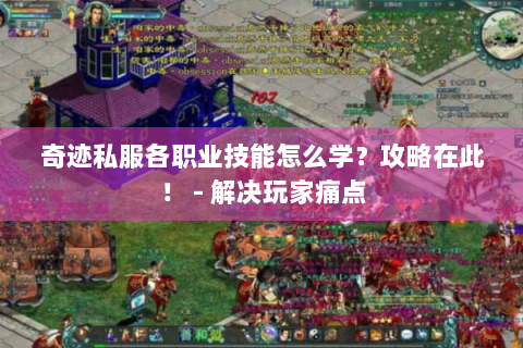 奇迹私服各职业技能怎么学？攻略在此！ - 解决玩家痛点