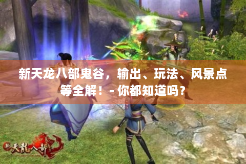 新天龙八部鬼谷，输出、玩法、风景点等全解！- 你都知道吗？