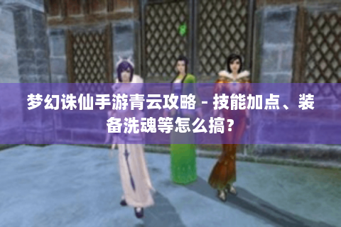 梦幻诛仙手游青云攻略 - 技能加点、装备洗魂等怎么搞？