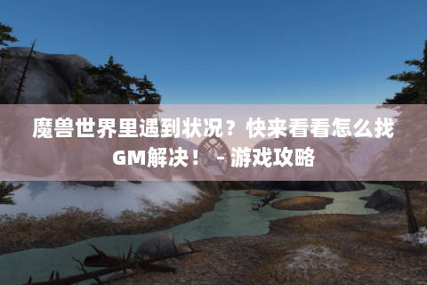 魔兽世界里遇到状况？快来看看怎么找GM解决！ - 游戏攻略