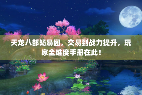 天龙八部畅易阁，交易到战力提升，玩家全维度手册在此！