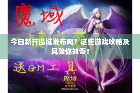 今日新开魔域发布网？这些游戏攻略及风险你知否！