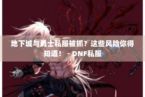 地下城与勇士私服被抓？这些风险你得知道！ - DNF私服