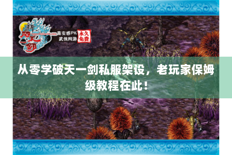 从零学破天一剑私服架设，老玩家保姆级教程在此！