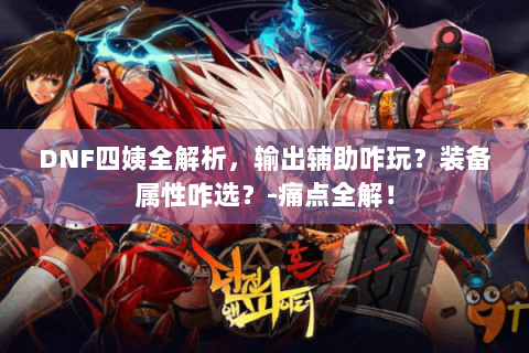 DNF四姨全解析，输出辅助咋玩？装备属性咋选？-痛点全解！