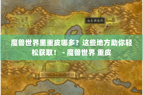 魔兽世界里重皮哪多？这些地方助你轻松获取！ - 魔兽世界 重皮