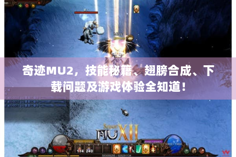 奇迹MU2，技能秘籍、翅膀合成、下载问题及游戏体验全知道！