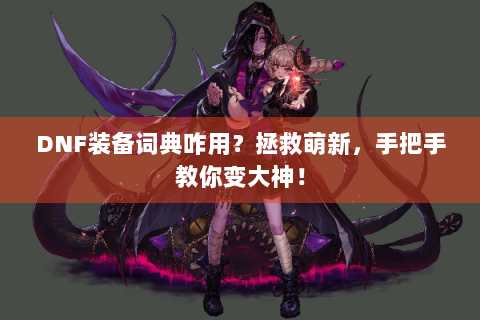 DNF装备词典咋用？拯救萌新，手把手教你变大神！