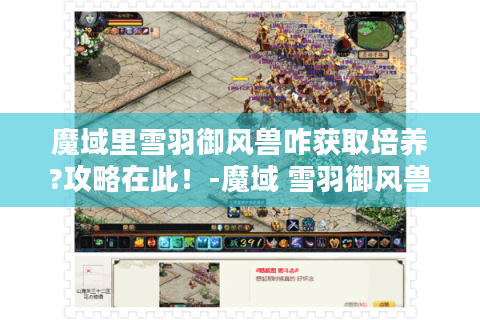 魔域里雪羽御风兽咋获取培养?攻略在此！-魔域 雪羽御风兽