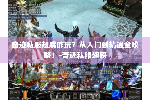 奇迹私服翅膀咋玩？从入门到精通全攻略！-奇迹私服翅膀