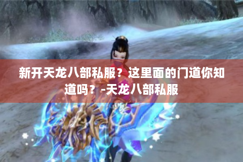 新开天龙八部私服？这里面的门道你知道吗？-天龙八部私服