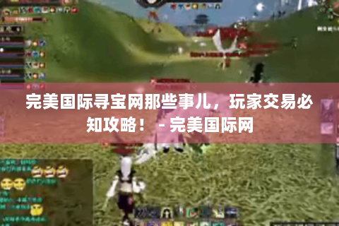 完美国际寻宝网那些事儿，玩家交易必知攻略！ - 完美国际网