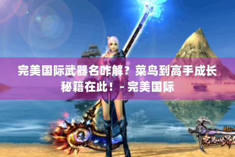 完美国际武器名咋解？菜鸟到高手成长秘籍在此！- 完美国际