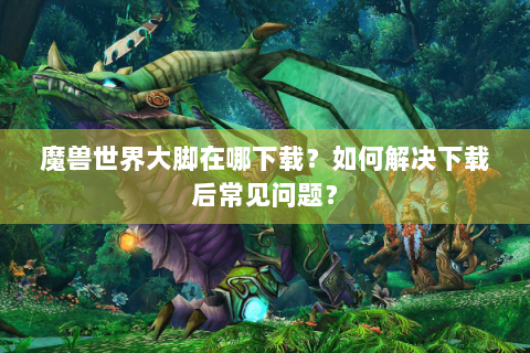 魔兽世界大脚在哪下载？如何解决下载后常见问题？