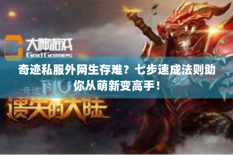 奇迹私服外网生存难？七步速成法则助你从萌新变高手！