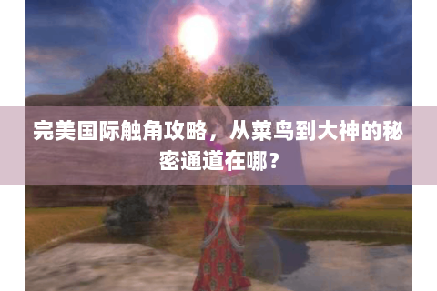 完美国际触角攻略，从菜鸟到大神的秘密通道在哪？