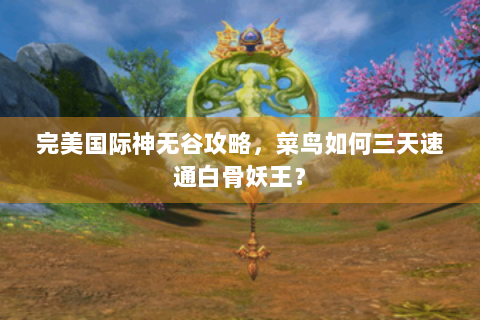 完美国际神无谷攻略，菜鸟如何三天速通白骨妖王？