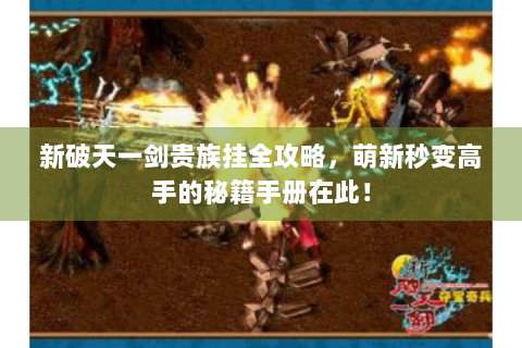 新破天一剑贵族挂全攻略，萌新秒变高手的秘籍手册在此！