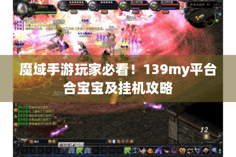 魔域手游玩家必看！139my平台合宝宝及挂机攻略