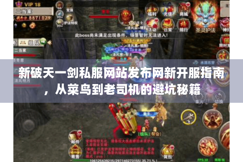 新破天一剑私服网站发布网新开服指南，从菜鸟到老司机的避坑秘籍