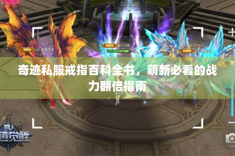 奇迹私服戒指百科全书，萌新必看的战力翻倍指南