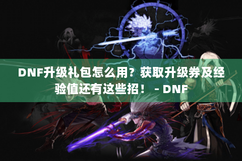 DNF升级礼包怎么用？获取升级券及经验值还有这些招！ - DNF