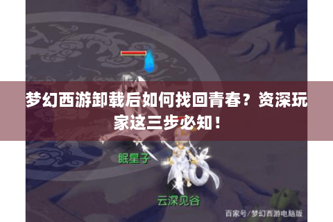 梦幻西游卸载后如何找回青春？资深玩家这三步必知！