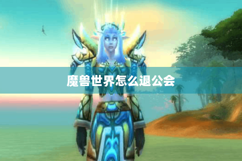 魔兽世界怎么退公会