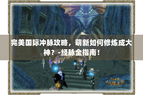 完美国际冲脉攻略，萌新如何修炼成大神？-经脉全指南！