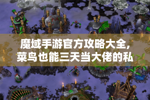 魔域手游官方攻略大全,菜鸟也能三天当大佬的私藏秘籍