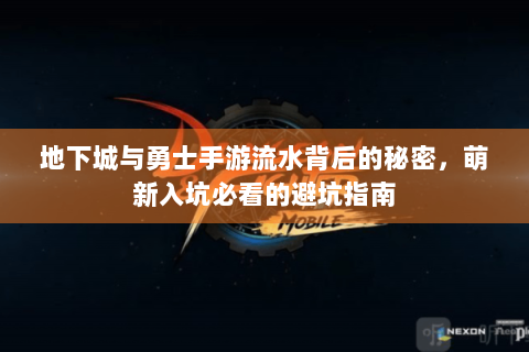地下城与勇士手游流水背后的秘密，萌新入坑必看的避坑指南
