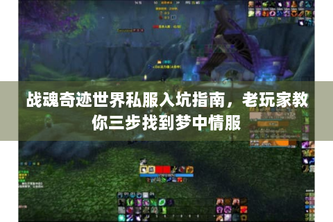 战魂奇迹世界私服入坑指南，老玩家教你三步找到梦中情服