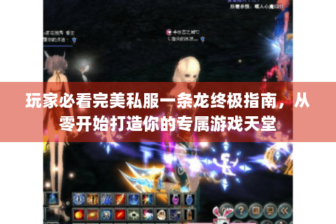 玩家必看完美私服一条龙终极指南，从零开始打造你的专属游戏天堂