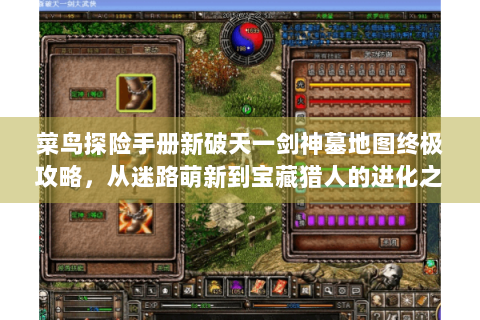 菜鸟探险手册新破天一剑神墓地图终极攻略，从迷路萌新到宝藏猎人的进化之路