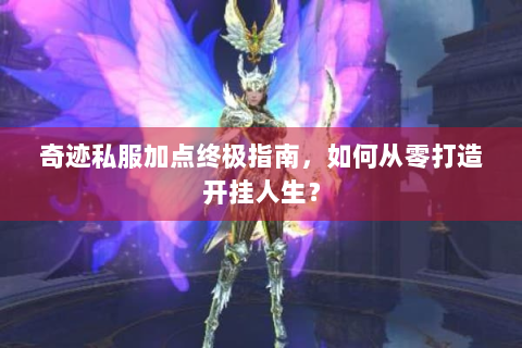 奇迹私服加点终极指南，如何从零打造开挂人生？