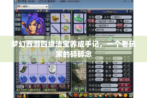 梦幻西游四级法宝养成手记，一个老玩家的碎碎念