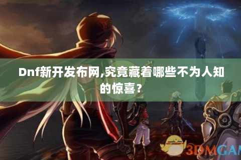 Dnf新开发布网,究竟藏着哪些不为人知的惊喜？