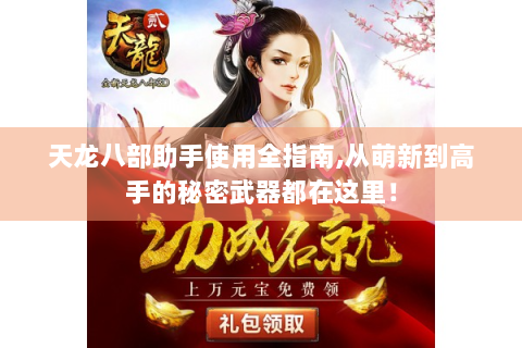 天龙八部助手使用全指南,从萌新到高手的秘密武器都在这里！