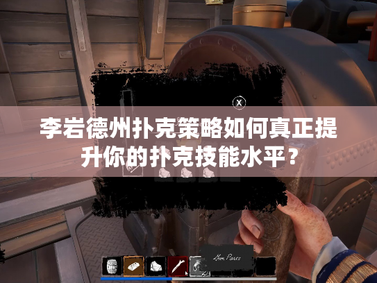 李岩德州扑克策略如何真正提升你的扑克技能水平？