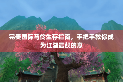 完美国际马伶生存指南，手把手教你成为江湖最靓的崽