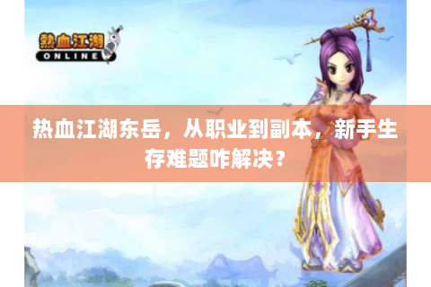 热血江湖东岳，从职业到副本，新手生存难题咋解决？
