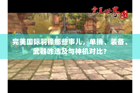 完美国际羽锋那些事儿，单挑、装备、武器咋选及与神机对比？