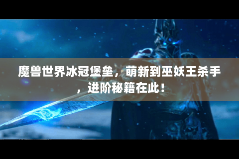 魔兽世界冰冠堡垒，萌新到巫妖王杀手，进阶秘籍在此！
