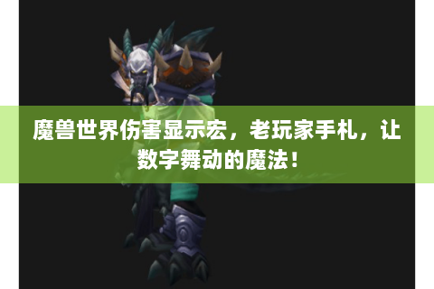 魔兽世界伤害显示宏，老玩家手札，让数字舞动的魔法！
