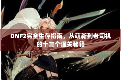 DNF2完全生存指南，从萌新到老司机的十三个通关秘籍